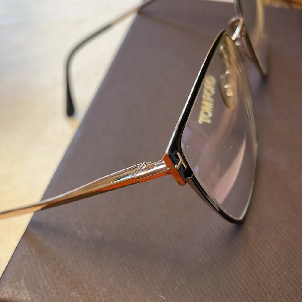 Tom Ford Woman’s Angular Metal Glasses - Picture 3 of 7